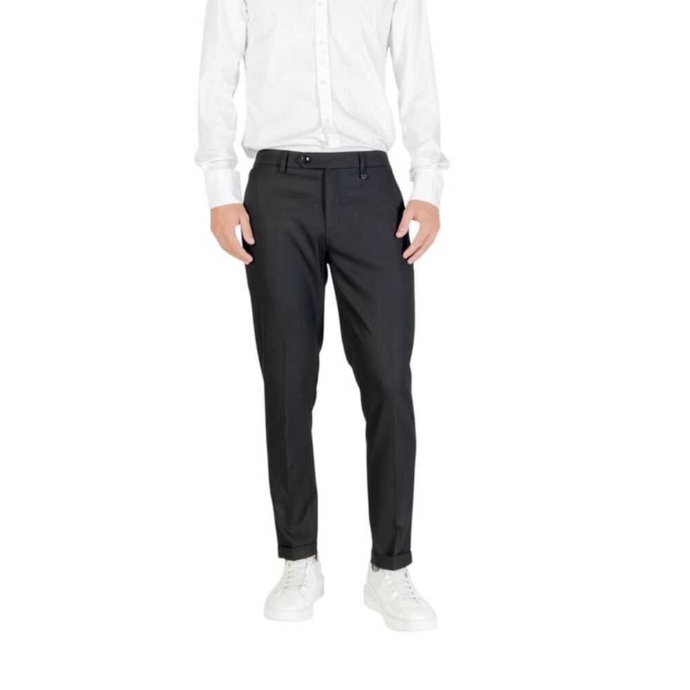 Antony Morato Black Polyester Skinny Men's Pants